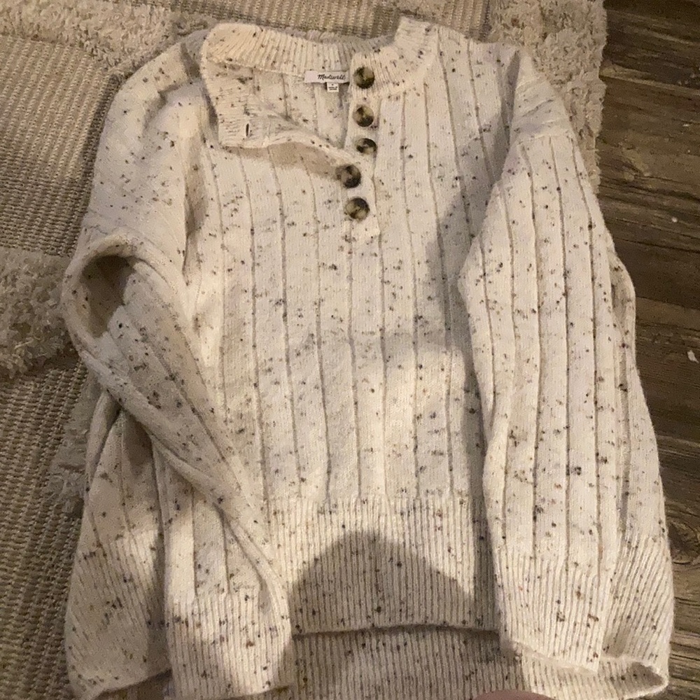 Madewell henley sweater size small